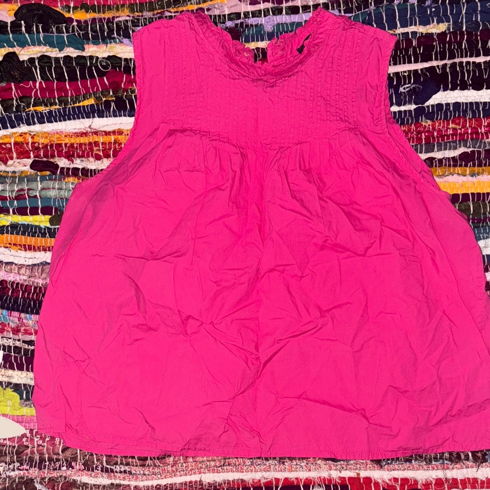 Pink Sleeveless Kids Top